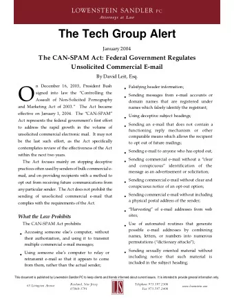 O  signed into law the Controlling the    Sending messages from e-mail accounts or  Assault of