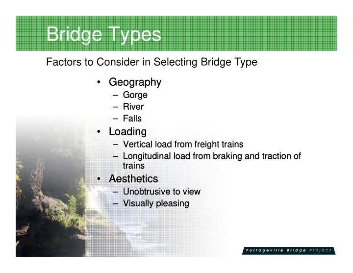 bridge types