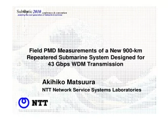 Akihiko Matsuura  NTT Network Service Systems Laboratories  conference &amp; convention  enabling