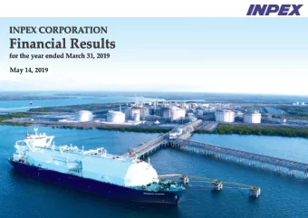 Financial Results Financial Results for the year ended March 31, 2019 for the year ended March 31,