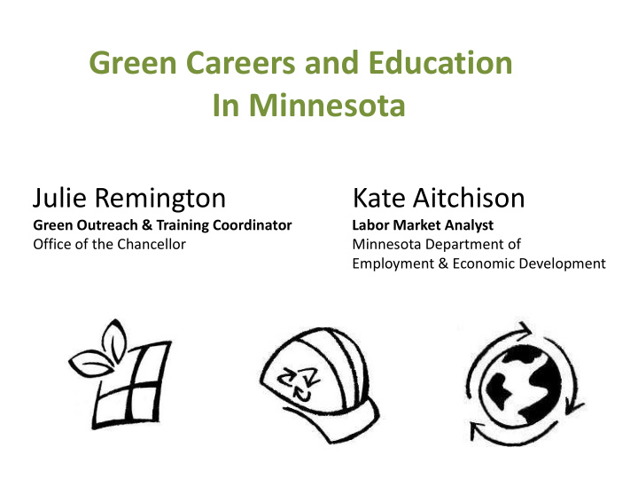 green careers and education