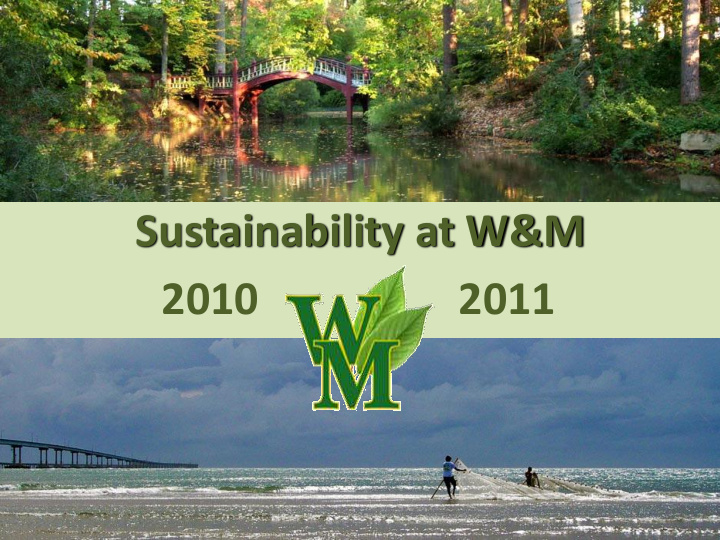 sustainability at w m 2010 2011 committee on