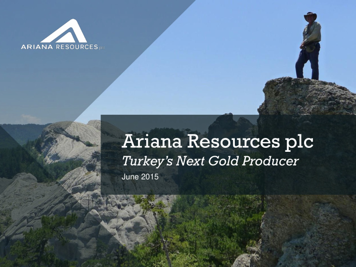 ariana resources plc