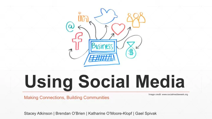 using social media