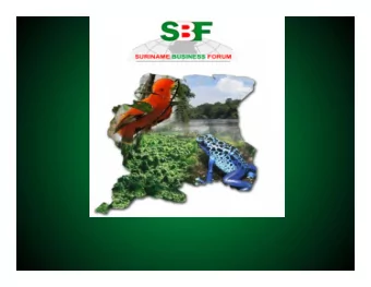 Fertile soil (agro)  Rich in natural resources (gold, bauxite, water,  oil, etc)  Fairly