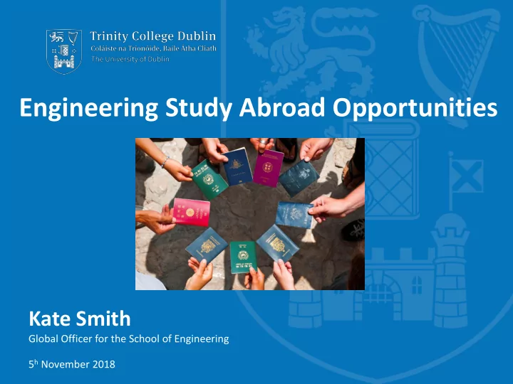 engineering study abroad opportunities