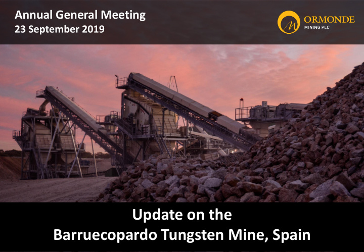 barruecopardo tungsten mine spain