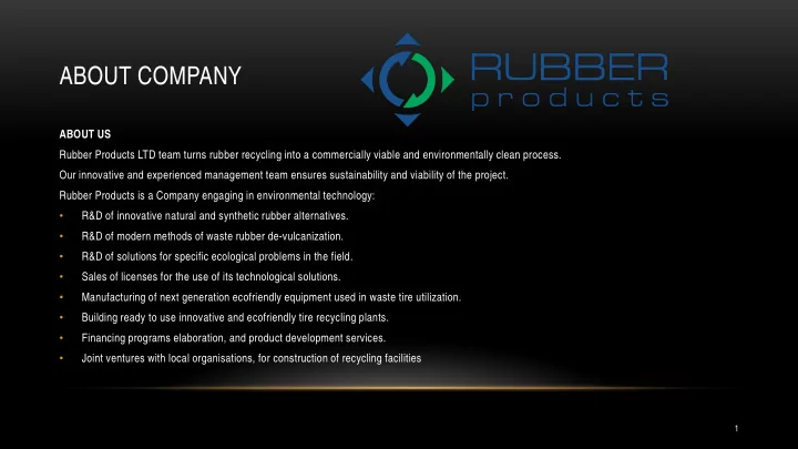 about company