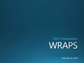 LRPC Presentation  February 25, 2014 Open spaces should be contiguous (Guiding Principle)