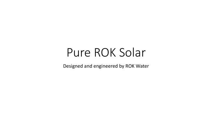 pure rok solar