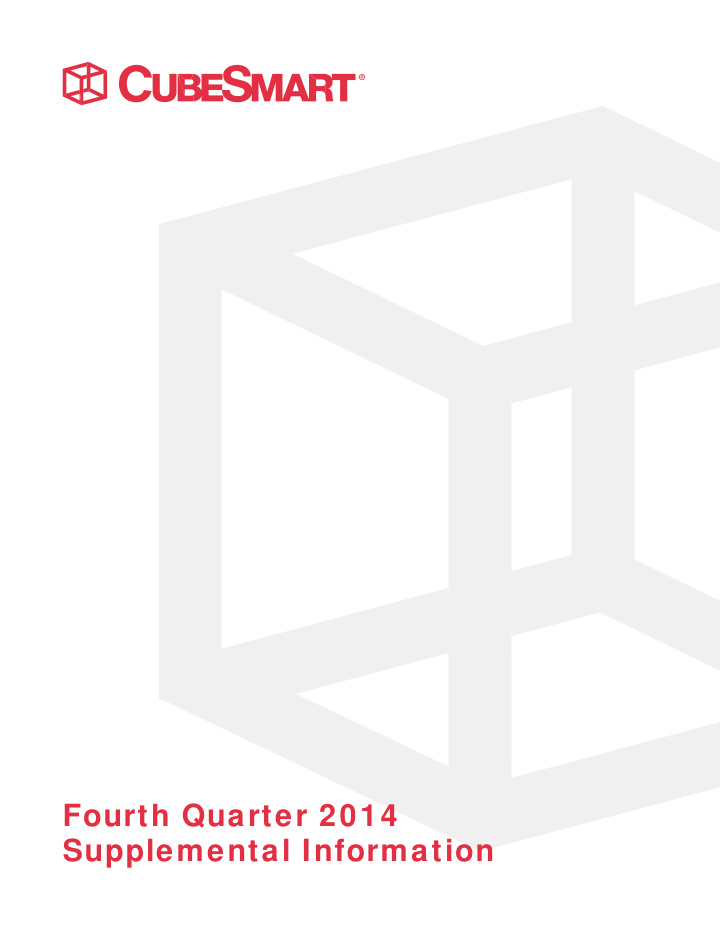 fourth quarter 2014 supplemental information table of