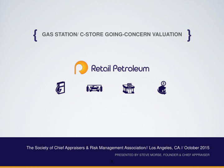 gas station c store going concern valuation the society