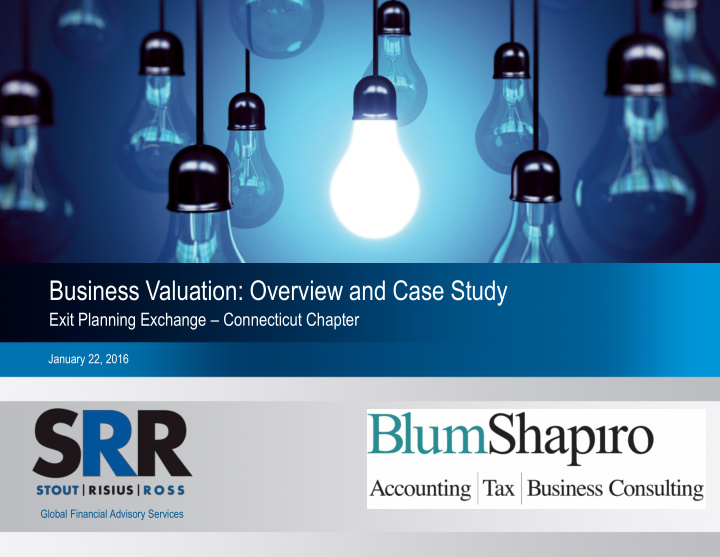business valuation overview and case study