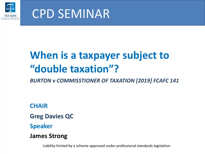 cpd seminar