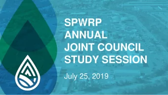 ANNUAL  JOINT COUNCIL  STUDY SESSION  July 25, 2019  WELCOME  LITTLETON CITY COUNCIL (HOST CITY)
