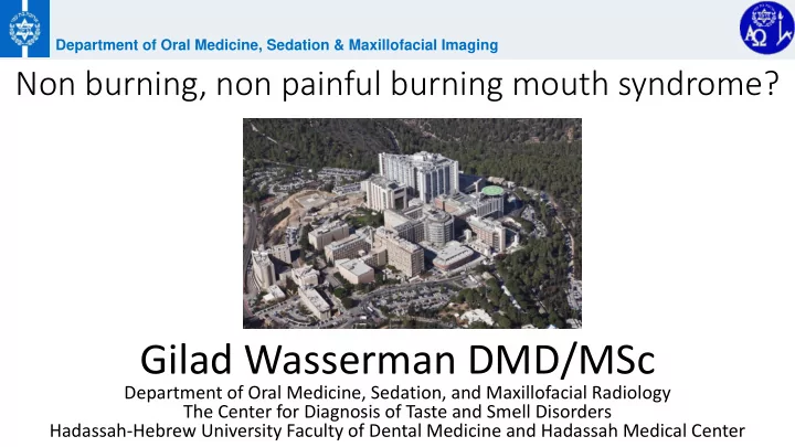 gilad wasserman dmd msc