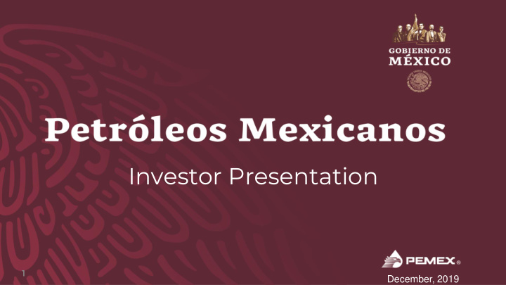 investor presentation