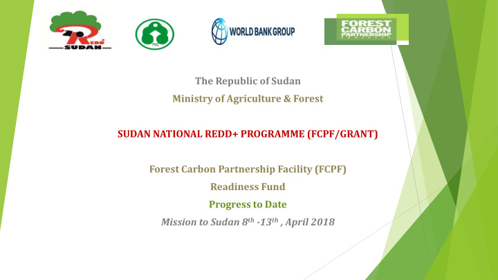 the republic of sudan ministry of agriculture forest