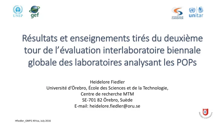 tour de l valuation interlaboratoire biennale