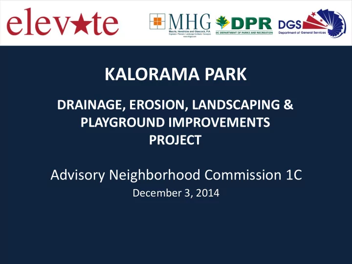 kalorama park