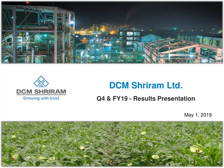 dcm shriram ltd