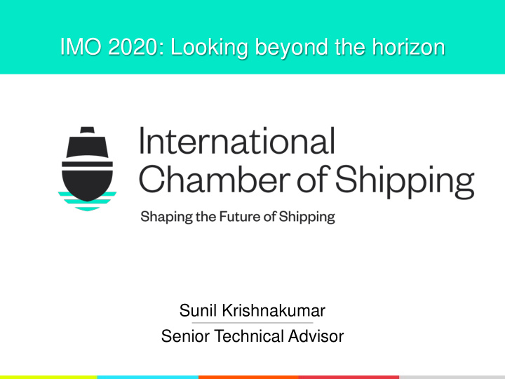 imo 2020 looking beyond the horizon