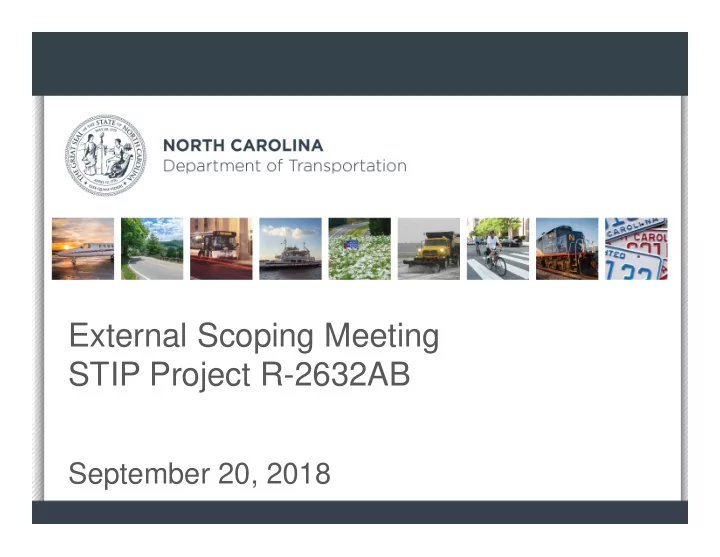 external scoping meeting stip project r 2632ab