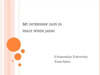 After the end of  civil war P URPOSE  POSE OF  OF INTERN  ERNSHI  SHIP  what NGO do around