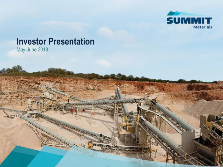 investor presentation