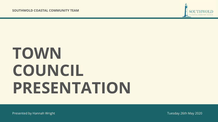 town council presentation