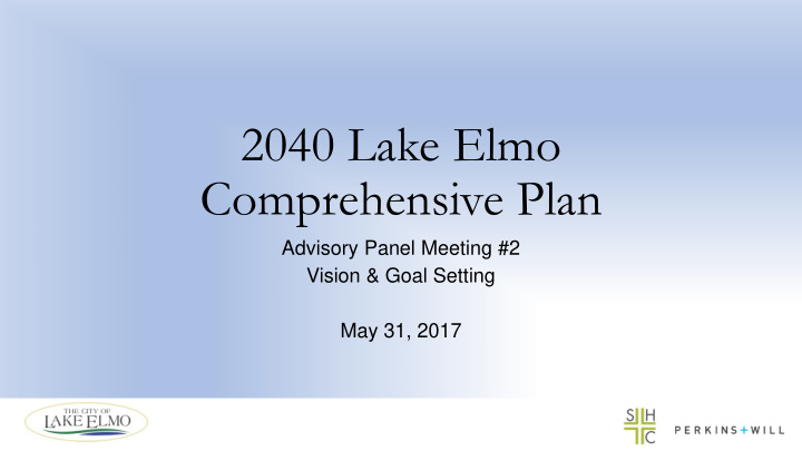 2040 lake elmo comprehensive plan