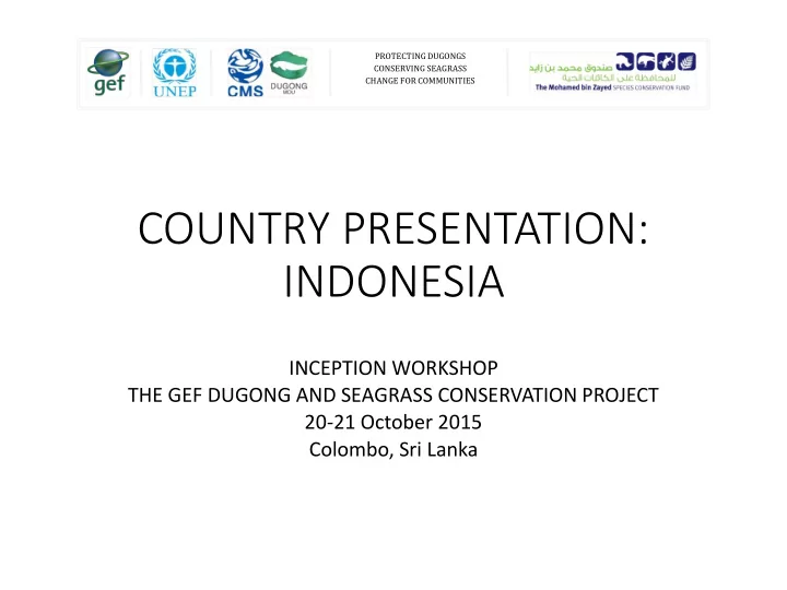 country presentation indonesia