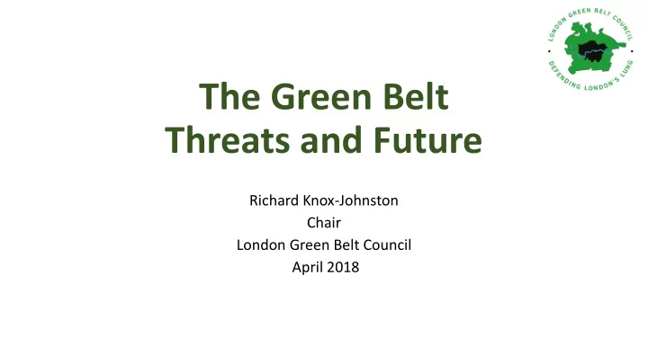 the green belt