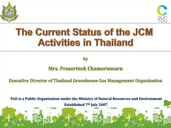1  1.  Na&amp;onal  Policies  related  to  JCM  2 The  11 th Na1onal