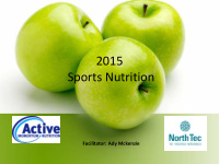2015 sports nutrition
