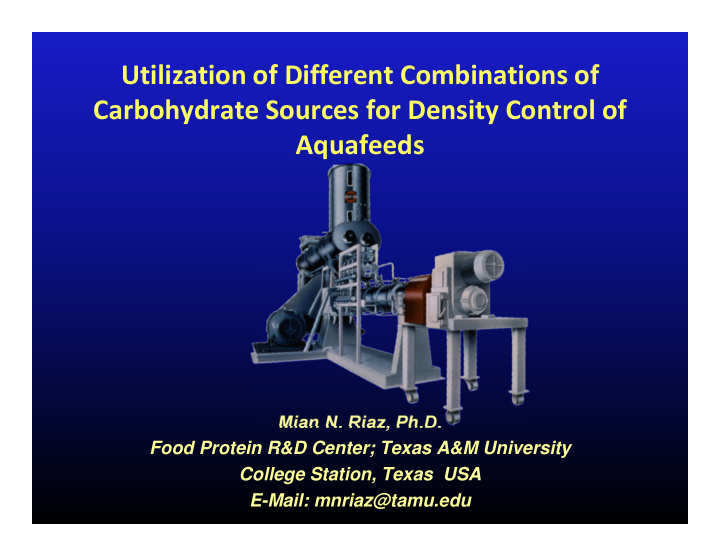 utilization of different combinations of carbohydrate