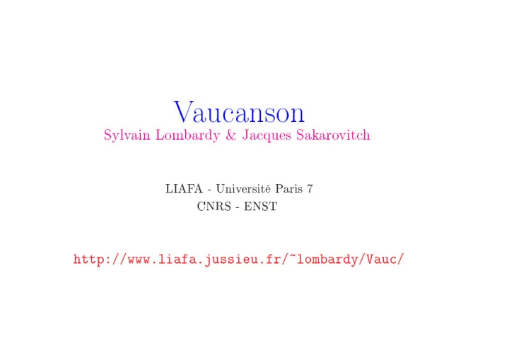 v au anson sylv ain lom bardy ja ques sak aro vit h liaf