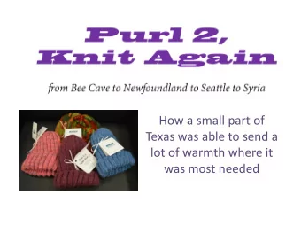 How a small part of  Texas was able to send a  lot of warmth where it  was most needed  #25000