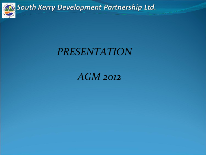 presentation agm 2012