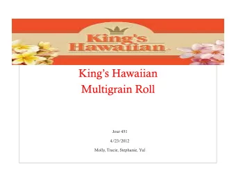 Jour 451  4/23/2012  Molly, Tracie, Stephanie, Yul  Family-owned bakery founded in  1950