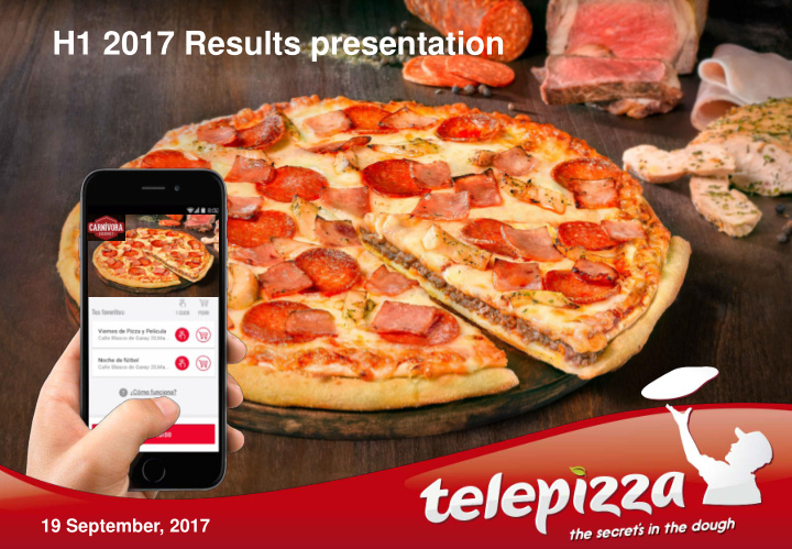 h1 2017 results presentation