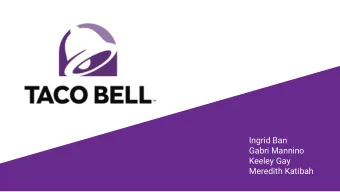 Ingrid Ban  Gabri Mannino  Keeley Gay  Meredith Katibah  Research Questions  I. What media channels