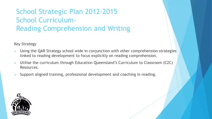school strategic plan 2012 2015