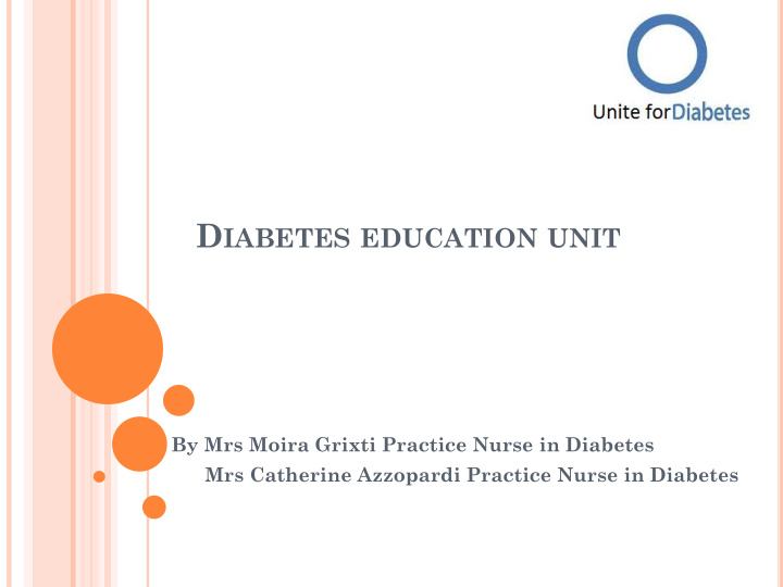 d iabetes education unit