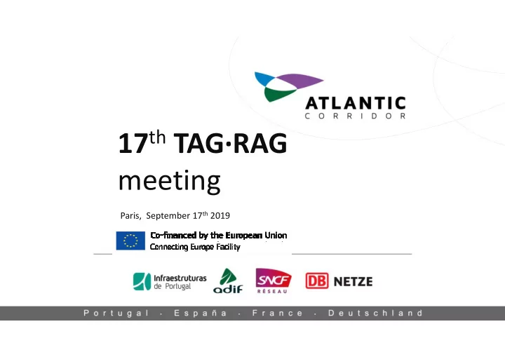17 th tag rag meeting
