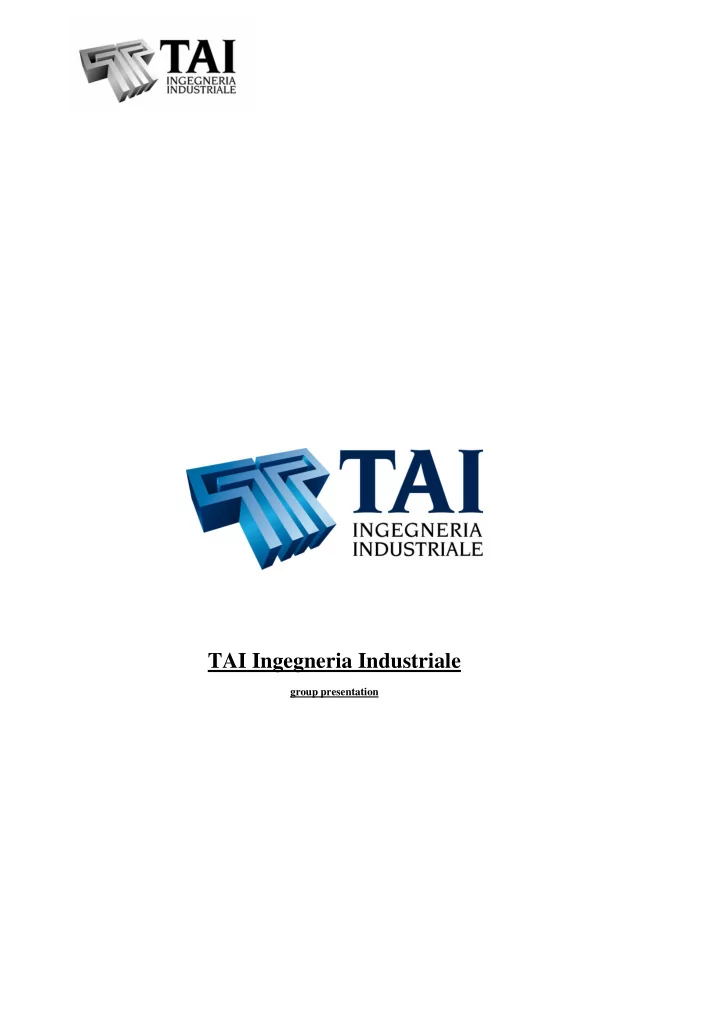 tai ingegneria industriale