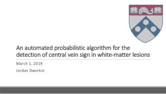 An  An aut  automated  ed pr  probabilis  babilistic  ic alg  algorit  ithm  hm for the  he  de