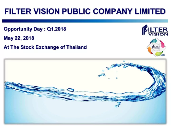 filter vision public company limited