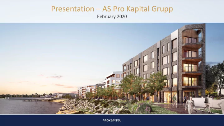 presentation as pro kapital grupp
