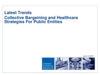 Strategies For Public Entities  June 12, 2017  Topics Superintendents View  Legal Chapter 78